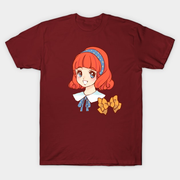 Bow Tie Girl T-Shirt by Kate Paints